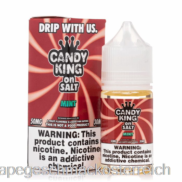 Minze - Candy King Salts - 30 Ml 50 Mg Vape-Geschmack